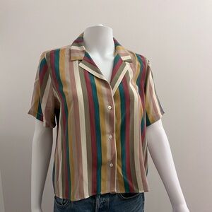 Multicolor Striped Women's Top